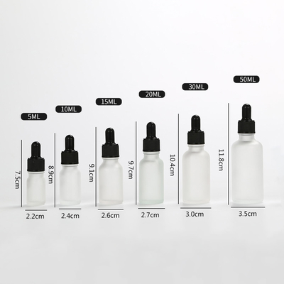 Πολυ παγωμένα ικανότητα Dropper μπουκάλια 5ml 10ml ουσιαστικού πετρελαίου γυαλιού