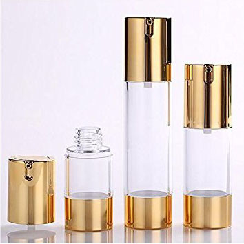Πλαστικό ΩΣ χωρίς αέρα μπουκάλια αντλιών 50ml 30ml 15ml για τα καλλυντικά