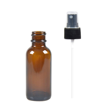 50ml καφετιά καλλυντικά βάζα μπουκαλιών ψεκασμού με την αντλία 24MM για το υγρό