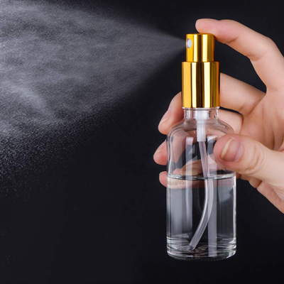 Διανομέας αντλιών γυαλιού μπουκαλιών 50ml ψεκασμού υδρονέφωσης αργιλίου λεπτός